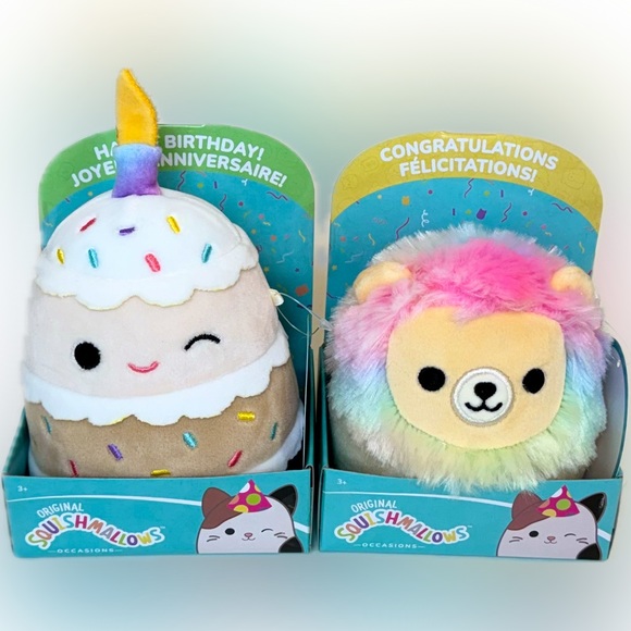 Squishmallows Other - Squishmallows Occasions Happy Birthday Cato & Congratulations Leonard
